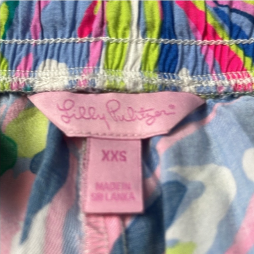 Lilly Pulitzer 5'' Katia Shorts Havin A Blast Engineered Size XXS. Tropical - Picture 4 of 11